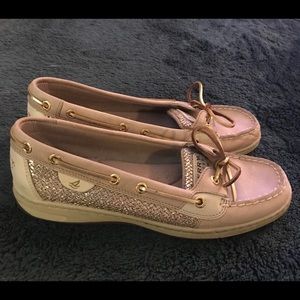 Sperry Top-Siders GOLD/GLITTER Size 9